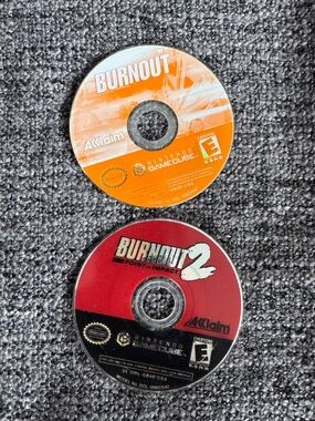Burnout Lot Nintendo Gamecube Burnout 2 Point of Impact Loose Discs